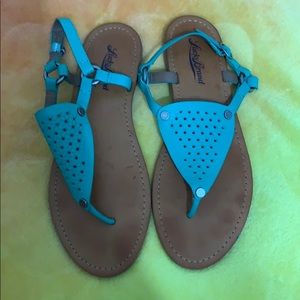 Teal sandals